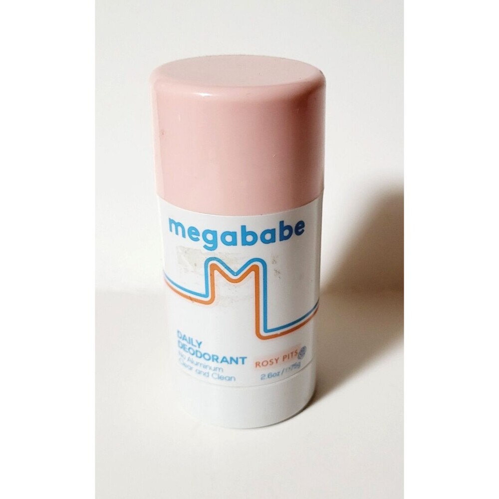 Megababe Daily Deodorant No Aluminium Paraben Free ROSY PITS 2.6 oz NEW!!!